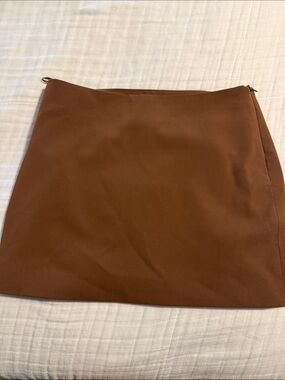Zara Brown Mini Skirt